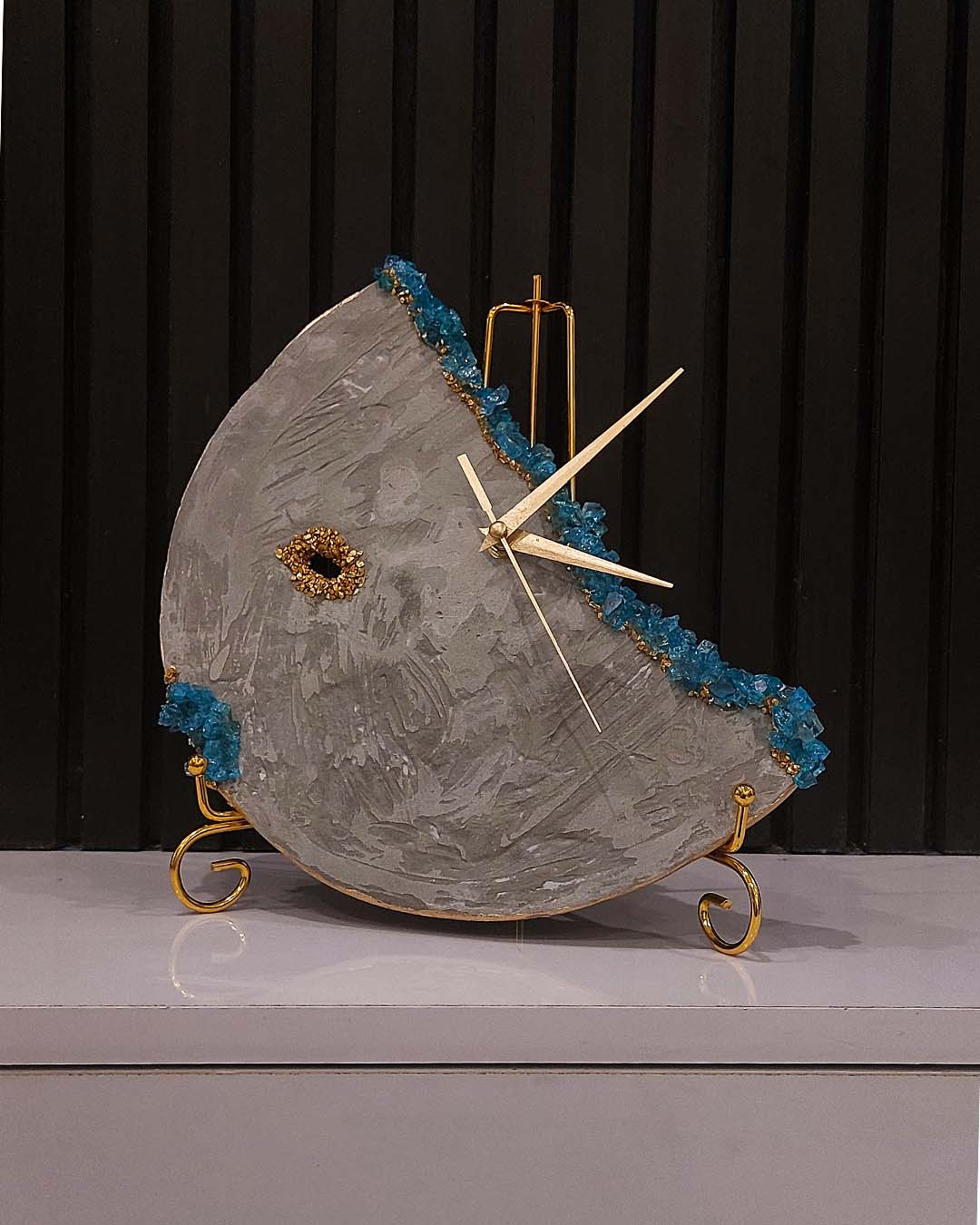 Moonstone Elegance Clock