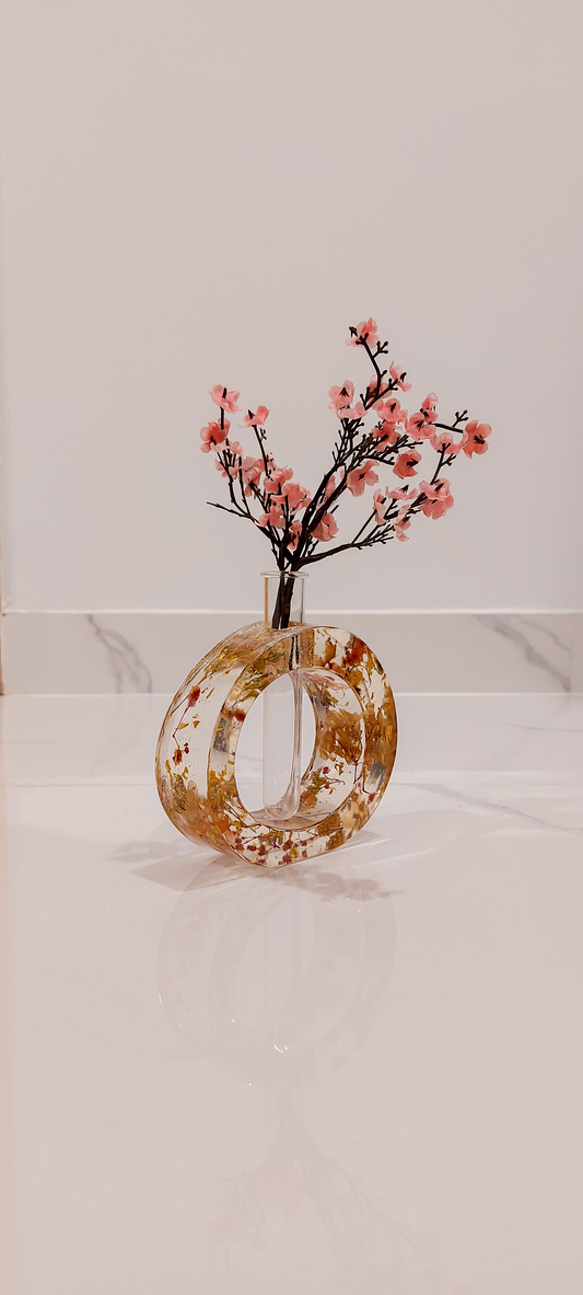 Golden Halo Vase