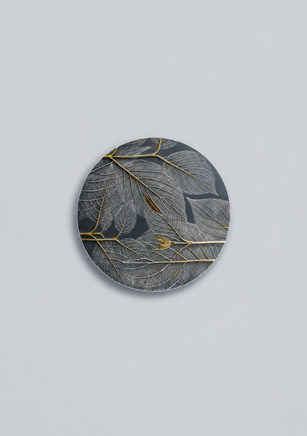 Elegant Leaf Resin Texture Wall Art | Contemporary Statement Décor