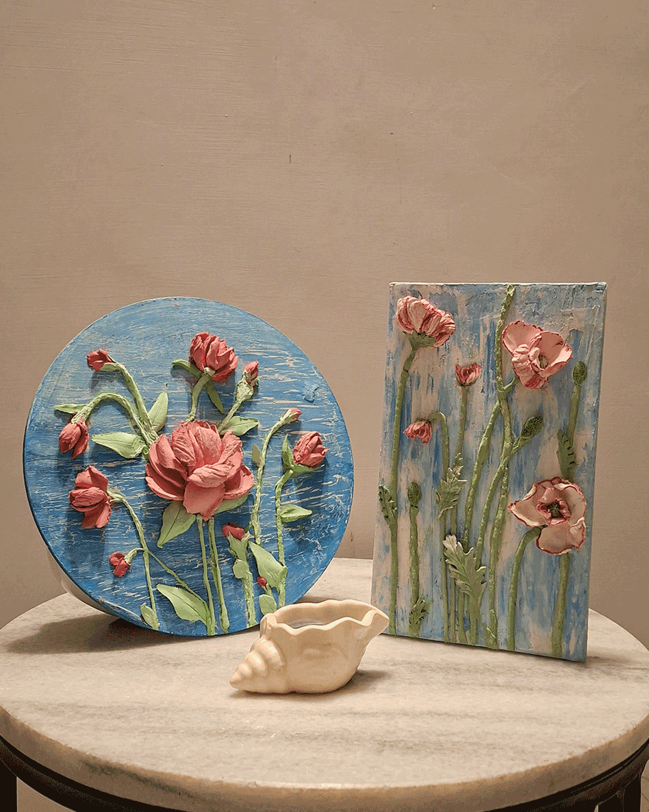 Blush Meadow Texture Wall Art
