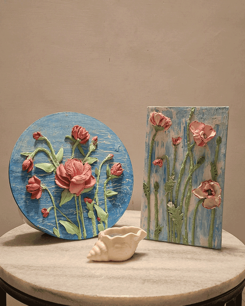Blush Meadow Texture Wall Art