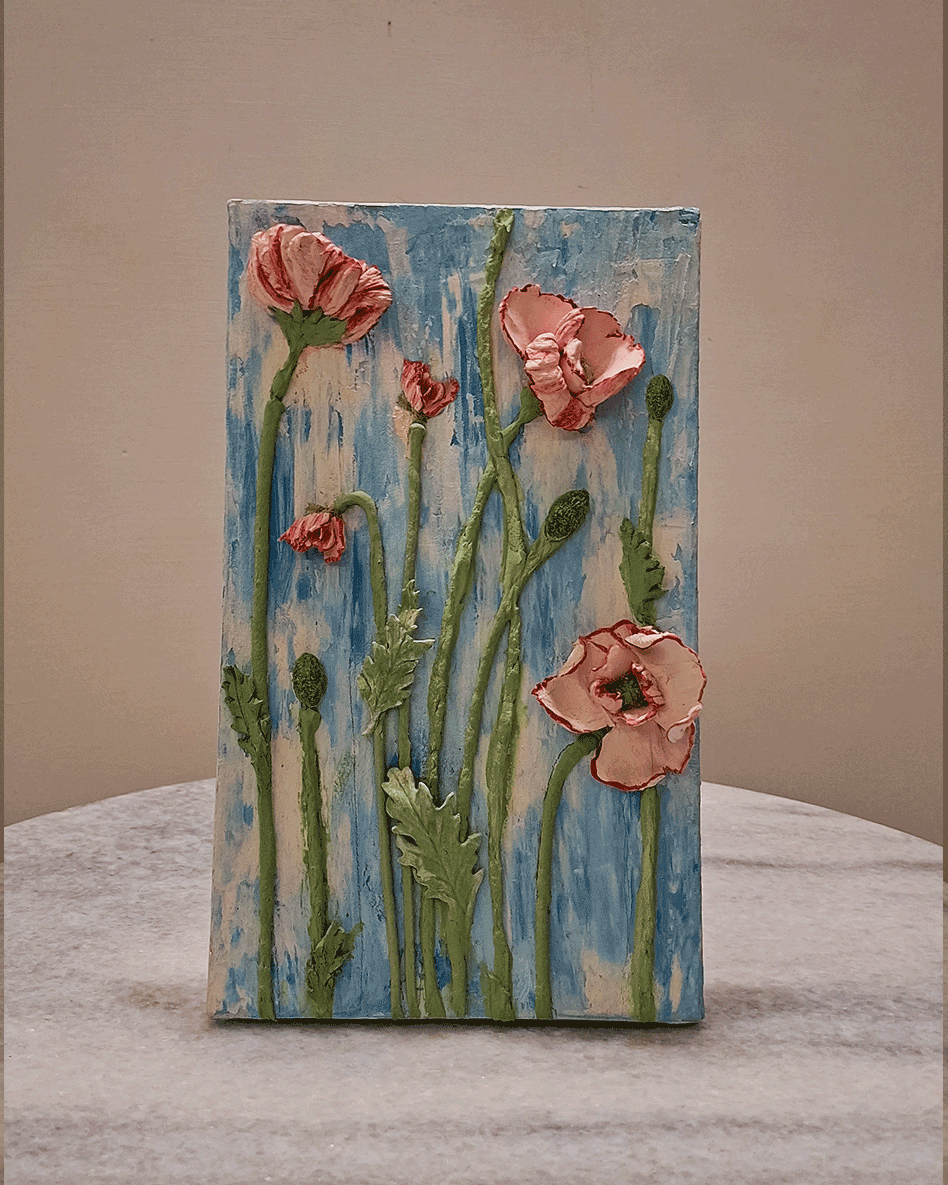 Blush Meadow Texture Wall Art